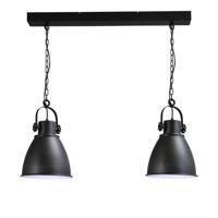 Masterlight Retro industrie eetkamerlampIndustria 2x27 Bow 2-lichts antraciet - 2007-30-06-B-K-70-2