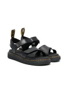 Dr. Martens Kids sandales Vossie à brides croisées - Noir