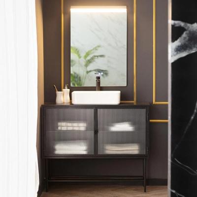 Badkamerspiegel led &apos;Michelle&apos; modern led verwarmd 85 cm x 60 cm