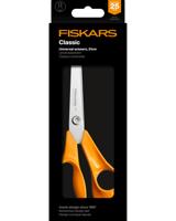 Schaar fiskars classic universeel 21cm oranje