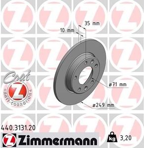 Remschijf Coat Z 440313120