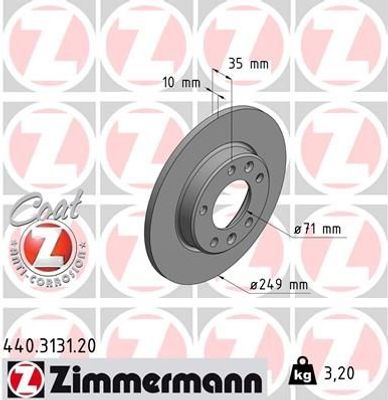 Remschijf Coat Z 440313120