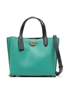 Coach Willow leren shopper - Groen