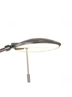 Steinhauer Led vloer leeslamp Zenith 2x6w - 2200K - 118cm RVS 7862ST - thumbnail