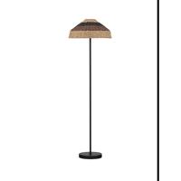 Lyora VloerlampCaro zwart en rotan - 9586529