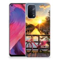 OPPO A93 5G | Silliconen Back Cover | Amsterdamse Grachten