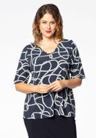 Yoek T-shirt relax SAILOR | Blauw | Maat 54/56 Yoek T-shirt relax SAILOR | Blauw | Maat 54/56