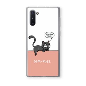 GSM poes: Samsung Galaxy Note 10 Transparant Hoesje