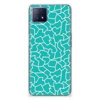 OPPO A53 5G | OPPO A73 5G | Hoesje maken | Cracks Blue