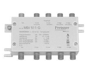 MSV511G  - Satellite amplifier 9,5dB(sat) MSV511G