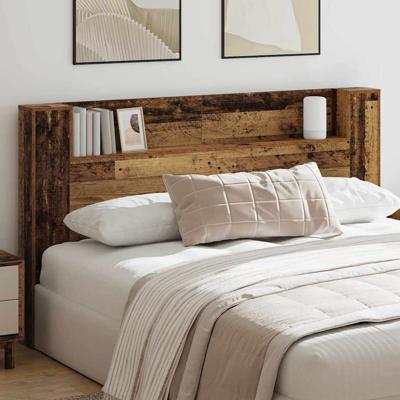 Hoofdeinde kas Oud hout 180 x 17 x 104.5 cm Bewerkt hout