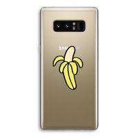 Banana: Samsung Galaxy Note 8 Transparant Hoesje