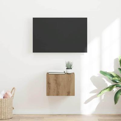 TV Wandkast Ambachtelijk eiken 60 x 31 x 29.5 cm Bewerkt hout