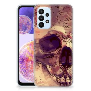 Silicone Back Case Samsung Galaxy A23 Skullhead