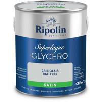 Lichtgrijze glycerolak RAL 7035 satijn - RIPOLIN - 2 L