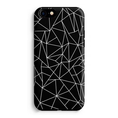 Geometrische lijnen wit: iPhone 8 Tough Case
