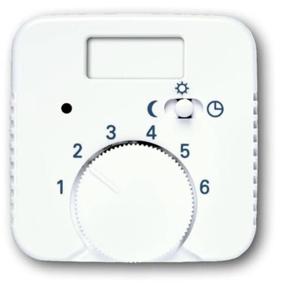 Busch-Jaeger 2CKA001710A3710 Temperatuurregelaar Afdekking Reflex SI Zuiver wit (RAL 9010), Wit 1 stuk(s)