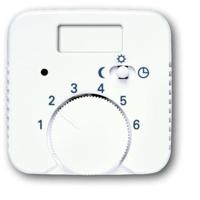 Busch-Jaeger 2CKA001710A3710 Temperatuurregelaar Afdekking Reflex SI Zuiver wit (RAL 9010), Wit 1 stuk(s)