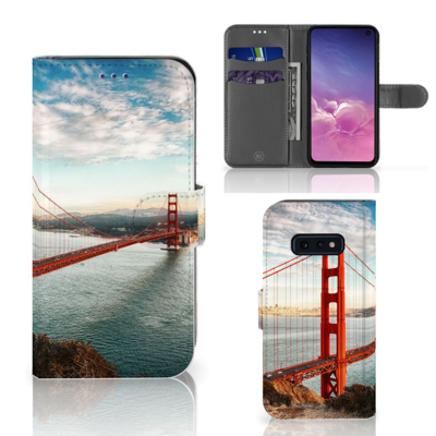 Samsung Galaxy S10e | Flip Cover | Golden Gate Bridge