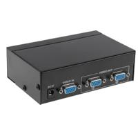 FJ-2502A 2 Poorts VGA Video Splitter Hoge Resolutie 1920 x 1440 ondersteunt 250MHz Video Bandbreedte