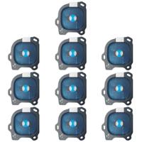 10 stuks Camera lenscover voor Galaxy J6 (2018)(Black)