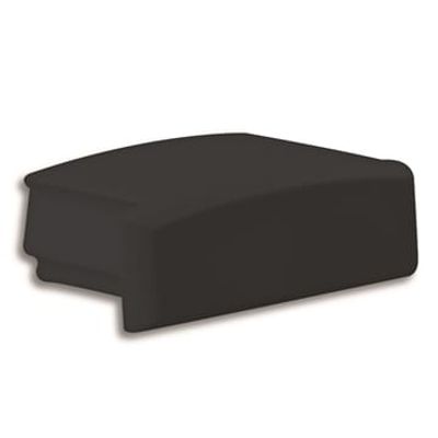 Eindkap E75 zwart voor aluminium LED profiel SL8/NL8