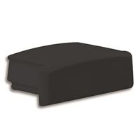 Eindkap E75 zwart voor aluminium LED profiel SL8/NL8
