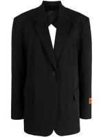 Heron Preston blazer boutonné à découpes - Noir - thumbnail