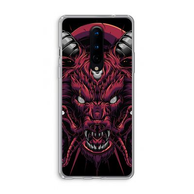 Hell Hound and Serpents: OnePlus 8 Transparant Hoesje