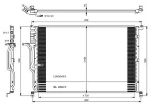 Condensor, airconditioning 35923