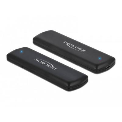 Delock 42633 Externe behuizing voor M.2 PCIe NVMe SSD USB-C, M.2 10 GBit/s USB-C, M.2 PCIe NVMe 42633