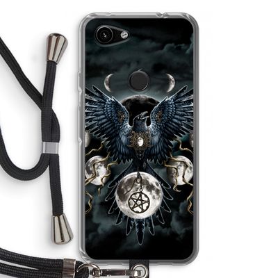 Sinister Wings: Pixel 3a Transparant Hoesje met koord