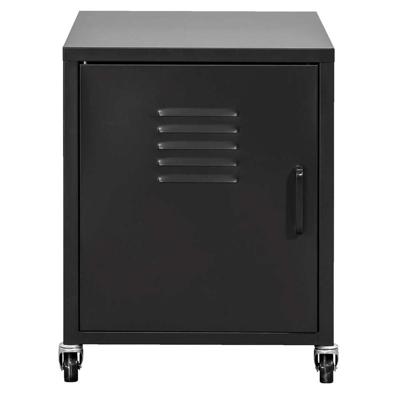 Leen Bakker - Lockerkast Viborg - 51X40X40 Cm - Metaal - Zwart