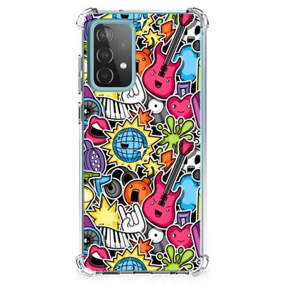 Samsung Galaxy A52 4G/5G Anti Shock Bumper Case Punk Rock Samsung Galaxy A52 4G/5G Anti Shock Bumper Case Punk Rock