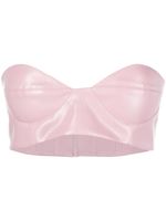 Alex Perry haut crop à encolure bustier - Rose