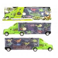 Jonotoys Dinosaurus vrachtauto 24 delig 47 cm lang