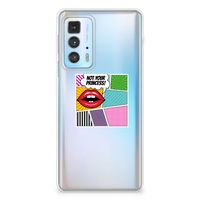 Motorola Edge 20 Pro Silicone Back Cover Popart Princess