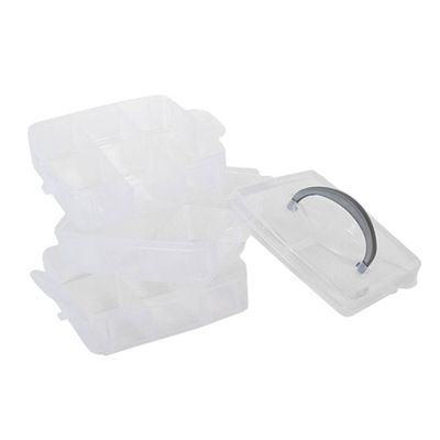 Gerimport Opbergdoos 16 X 15 X 13 Cm Transparant