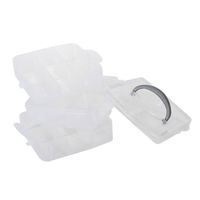 Gerimport Opbergdoos 16 X 15 X 13 Cm Transparant - thumbnail