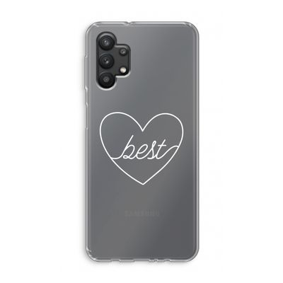Best heart pastel: Samsung Galaxy A32 5G Transparant Hoesje