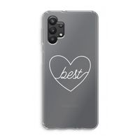 Best heart pastel: Samsung Galaxy A32 5G Transparant Hoesje
