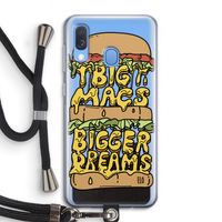 Big Macs Bigger Dreams: Samsung Galaxy A40 Transparant Hoesje met koord