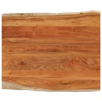 Tafelblad rechthoekig natuurlijke rand 110x80x2,5 cm acaciahout