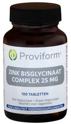 Proviform Zink bisglycinaat 25mg complex