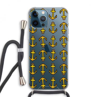 Musketon Anchor: iPhone 12 Pro Max Transparant Hoesje met koord