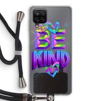 Be Kind: Samsung Galaxy A12 Transparant Hoesje met koord