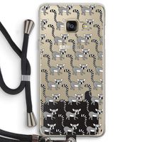 Makis: Samsung Galaxy A3 (2016) Transparant Hoesje met koord