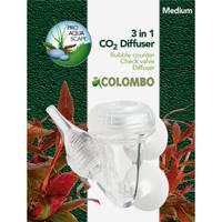 Colombo Co2 3-1 Diffusor Large voor Aquaria - Terugslagklep & Bellenteller