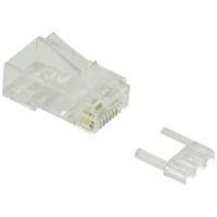 Value 21.99.3062 VALUE Modular Plug niet afgeschermd, cat. 6 (Class E), 10 stuks 21.99.3062 Stekker, recht Transparant 10 stuk(s) - thumbnail