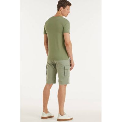 Purewhite regular fit cargo short The Miles Car W0663 kaki Purewhite regular fit cargo short The Miles Car W0663 kaki
